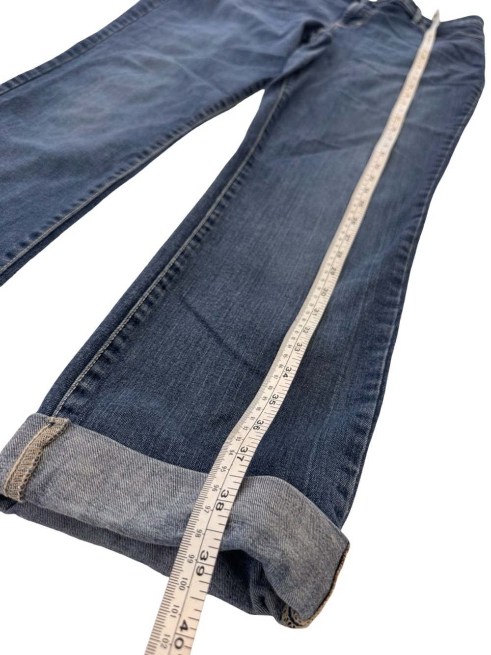 NYDJ Curvy Boyfriend Jeans in Medium Blue - Picture 6 of 7